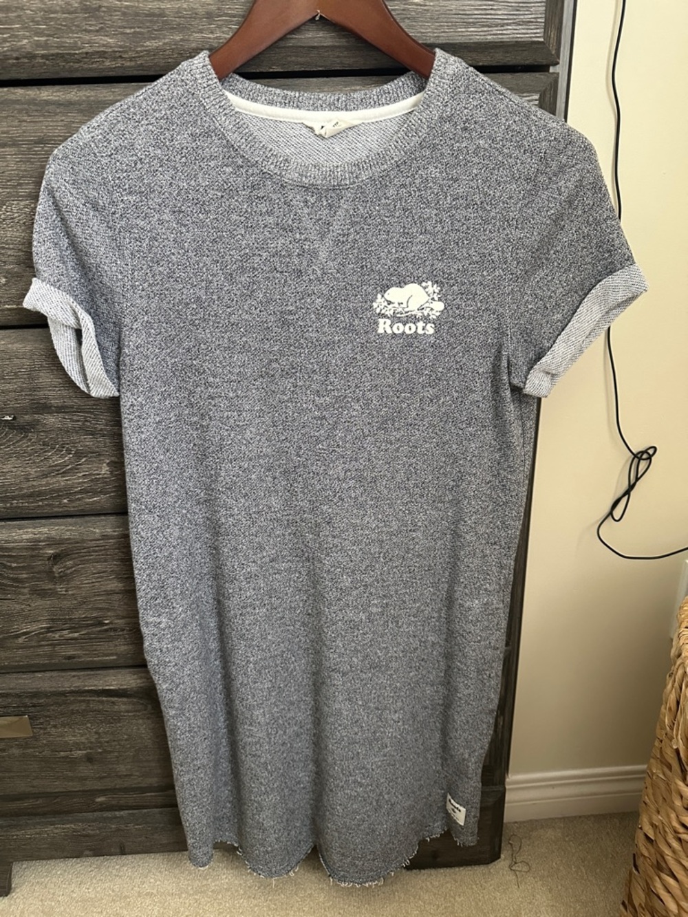 Roots Gray Marled Crewneck Sweatshirt